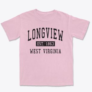 Longview West Virginia Classic Established Premium Heavyweight T-shirt