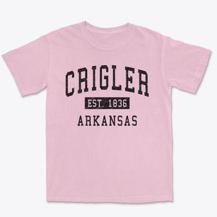 Crigler Arkansas Classic Established Premium Heavyweight T-shirt