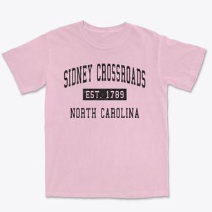 Sidney Crossroads North Carolina Classic Established Premium Heavyweight T-shirt