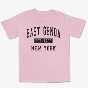 East Genoa New York Classic Established Premium Heavyweight T-shirt