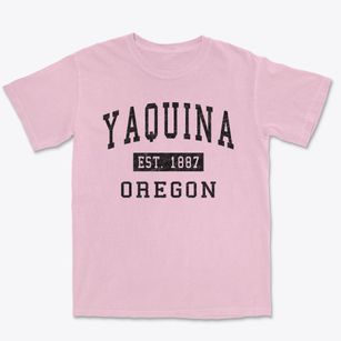 Yaquina Oregon Classic Established Premium Heavyweight T-shirt