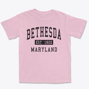 Bethesda Maryland Classic Established Premium Heavyweight T-shirt