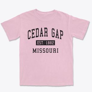 Cedar Gap Missouri Classic Established Premium Heavyweight T-shirt