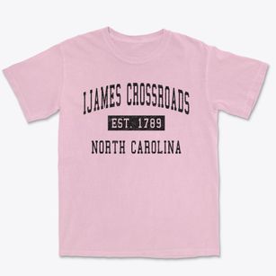 Ijames Crossroads North Carolina Classic Established Premium Heavyweight T-shirt