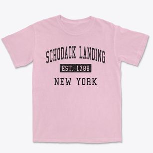 Schodack Landing New York Classic Established Premium Heavyweight T-shirt