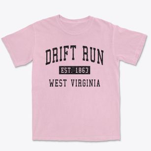 Drift Run West Virginia Classic Established Premium Heavyweight T-shirt
