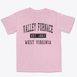 Valley Furnace West Virginia Classic Established Premium Heavyweight T-shirt