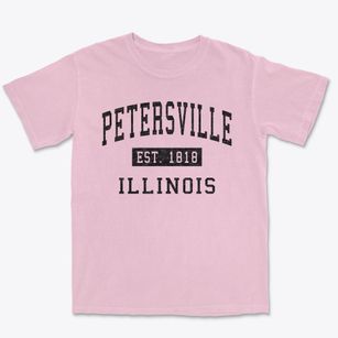 Petersville Illinois Classic Established Premium Heavyweight T-shirt