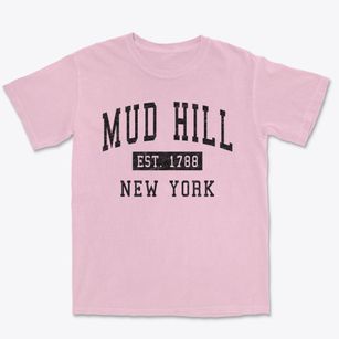 Mud Hill New York Classic Established Premium Heavyweight T-shirt