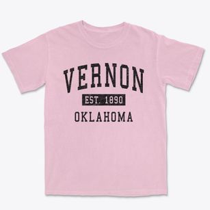 Vernon Oklahoma Classic Established Premium Heavyweight T-shirt
