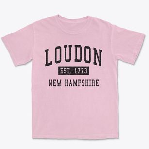Loudon New Hampshire Classic Established Premium Heavyweight T-shirt