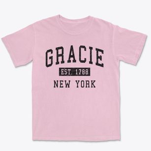Gracie New York Classic Established Premium Heavyweight T-shirt