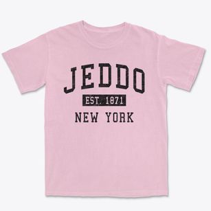 Jeddo New York Classic Established Premium Heavyweight T-shirt