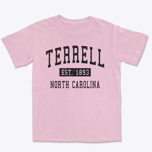 Terrell North Carolina Classic Established Premium Heavyweight T-shirt