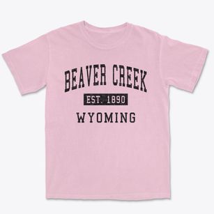 Beaver Creek Wyoming Classic Established Premium Heavyweight T-shirt