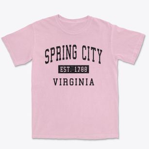 Spring City Virginia Classic Established Premium Heavyweight T-shirt