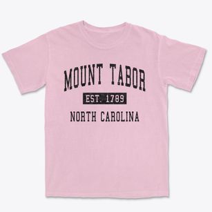 Mount Tabor North Carolina Classic Established Premium Heavyweight T-shirt