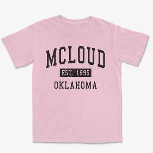 Mcloud Oklahoma Classic Established Premium Heavyweight T-shirt