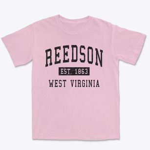 Reedson West Virginia Classic Established Premium Heavyweight T-shirt