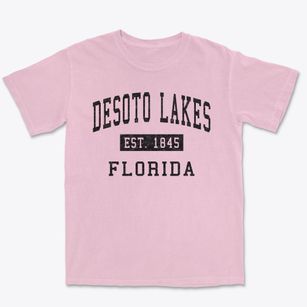 Desoto Lakes Florida Classic Established Premium Heavyweight T-shirt