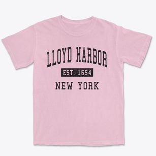 Lloyd Harbor New York Classic Established Premium Heavyweight T-shirt