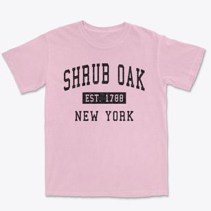 Shrub Oak New York Classic Established Premium Heavyweight T-shirt