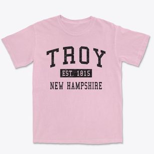 Troy New Hampshire Classic Established Premium Heavyweight T-shirt