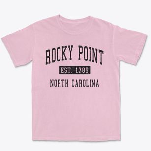 Rocky Point North Carolina Classic Established Premium Heavyweight T-shirt