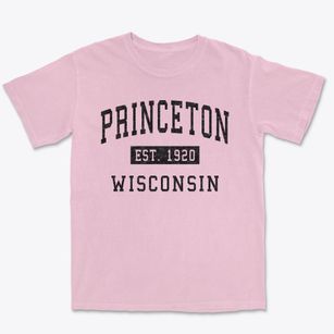 Princeton Wisconsin Classic Established Premium Heavyweight T-shirt