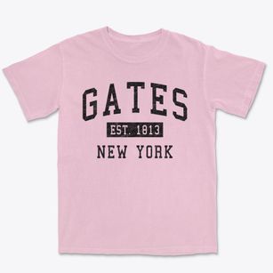 Gates New York Classic Established Premium Heavyweight T-shirt
