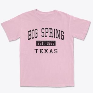 Big Spring Texas Classic Established Premium Heavyweight T-shirt