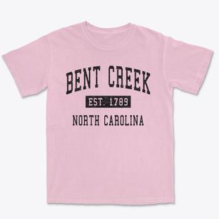 Bent Creek North Carolina Classic Established Premium Heavyweight T-shirt