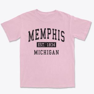 Memphis Michigan Classic Established Premium Heavyweight T-shirt