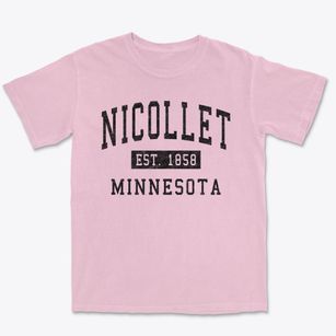 Nicollet Minnesota Classic Established Premium Heavyweight T-shirt