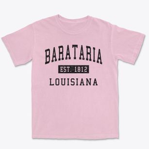 Barataria Louisiana Classic Established Premium Heavyweight T-shirt