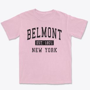 Belmont New York Classic Established Premium Heavyweight T-shirt