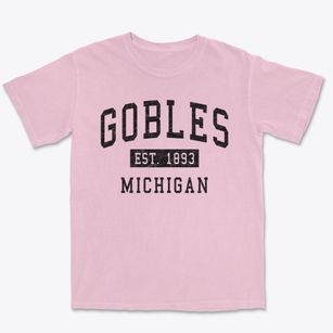 Gobles Michigan Classic Established Premium Heavyweight T-shirt