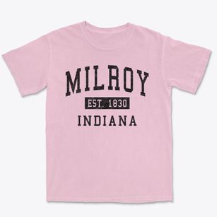 Milroy Indiana Classic Established Premium Heavyweight T-shirt