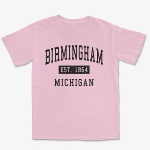 Birmingham Michigan Classic Established Premium Heavyweight T-shirt