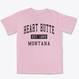 Heart Butte Montana Classic Established Premium Heavyweight T-shirt