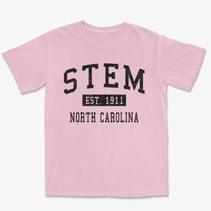 Stem North Carolina Classic Established Premium Heavyweight T-shirt