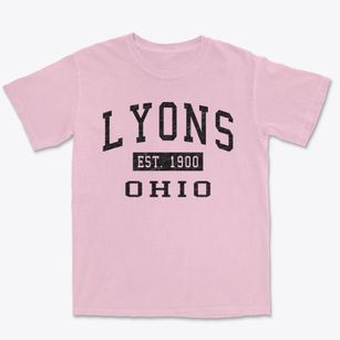 Lyons Ohio Classic Established Premium Heavyweight T-shirt