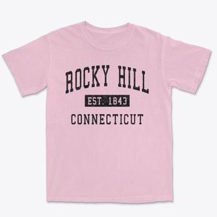 Rocky Hill Connecticut Classic Established Premium Heavyweight T-shirt