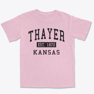 Thayer Kansas Classic Established Premium Heavyweight T-shirt