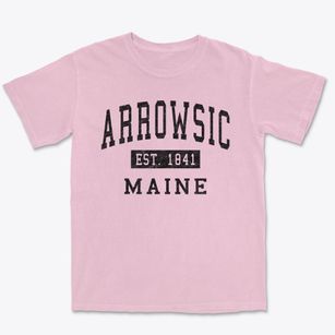 Arrowsic Maine Classic Established Premium Heavyweight T-shirt