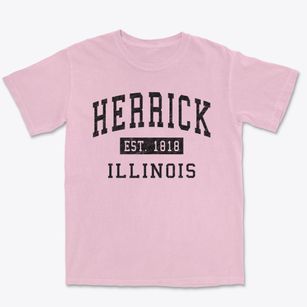 Herrick Illinois Classic Established Premium Heavyweight T-shirt