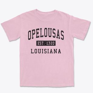 Opelousas Louisiana Classic Established Premium Heavyweight T-shirt