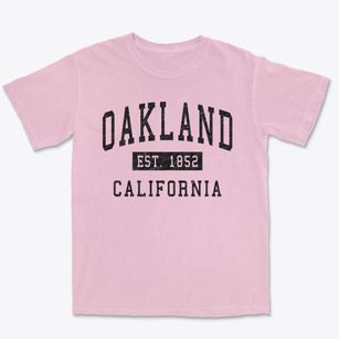 Oakland California Classic Established Premium Heavyweight T-shirt