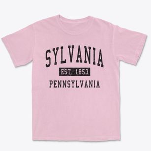 Sylvania Pennsylvania Classic Established Premium Heavyweight T-shirt