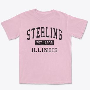 Sterling Illinois Classic Established Premium Heavyweight T-shirt